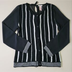 Tulle Anthropologie Women's Knit and Sheer Cardigan